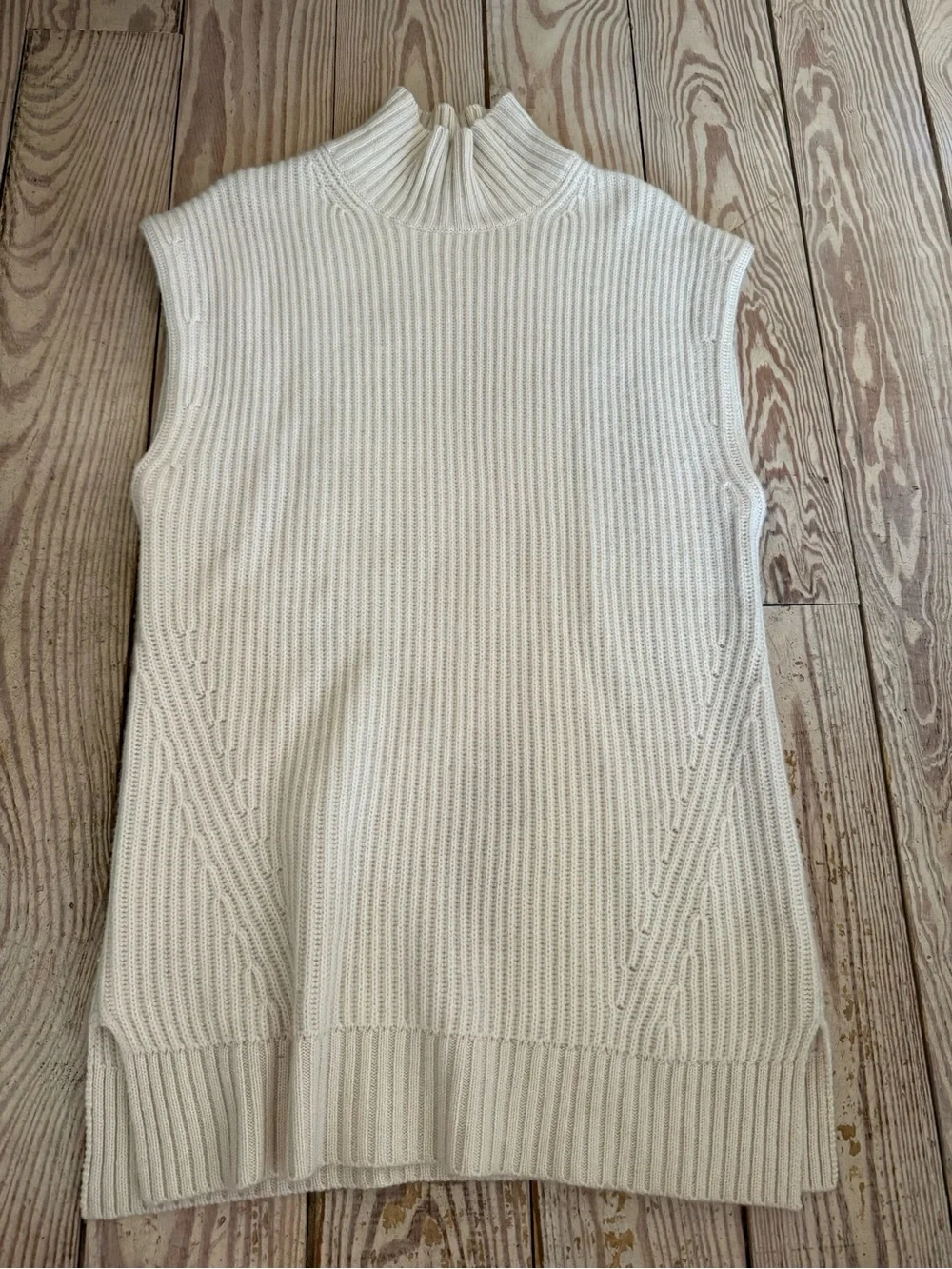J.Crew 100% Cashmere Mock Neck Sweater Vest Size XS-S